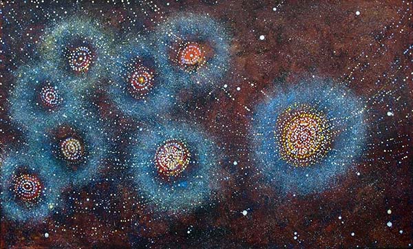 Seven Sisters Dreaming by Alma Nungarrayi Granites