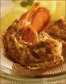 grilled lobster with giner sauce