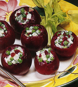 chilled stuffed beetroot