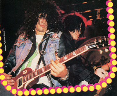 Slash & Izzy Stradlin/Guns N' Roses c Rich Likong/Artist Publications