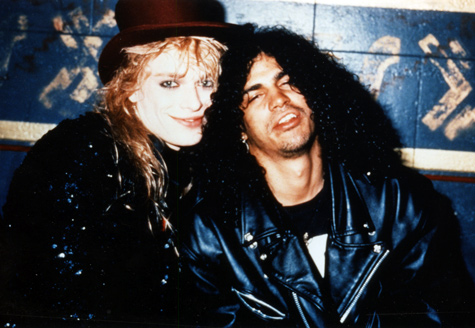 Slash/Guns N' Roses & Michael Monroe/Hanoi Rocks c Ruby Michael/Artist Publications