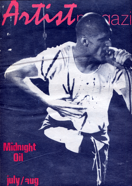 Peter Garrett/Midnight Oil © Mary Hendrick/Artist Publications