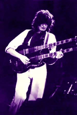 Jimmy Page c Rick Brackett/Artist Publications